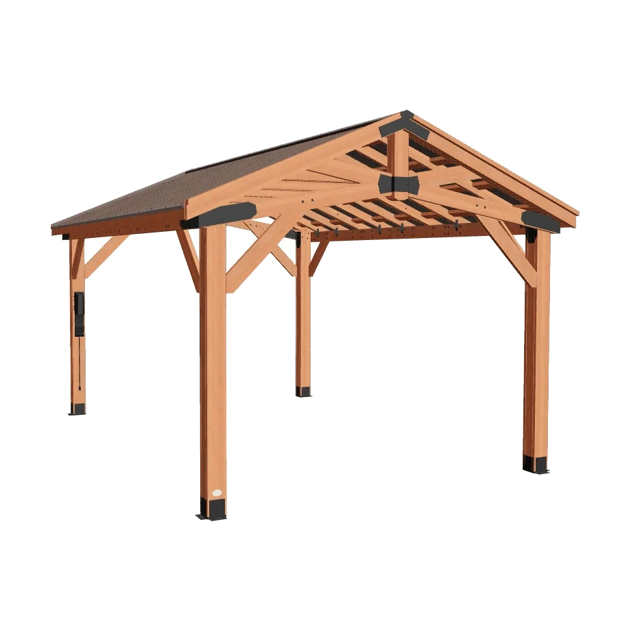 Backyard Discovery Norwood 16 x 12 ft Cedar Gazebo